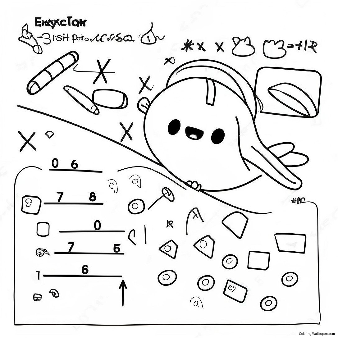 Página Para Colorir De Adição De Matemática Da 3ª Série 10712