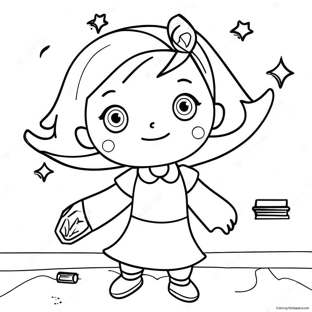 Matilda With Magical Powers Coloring Page 5531