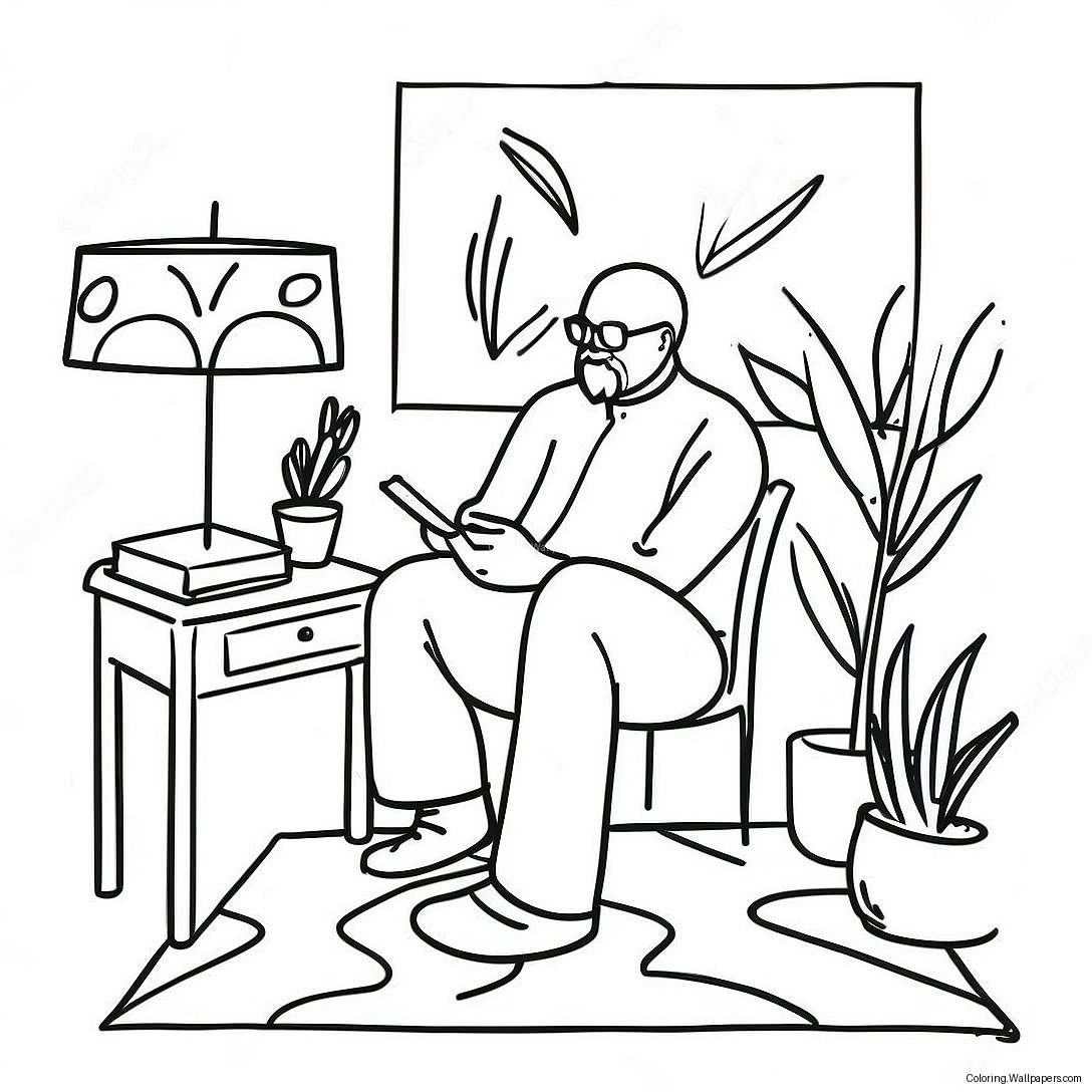 Matisse Coloring Page 32807