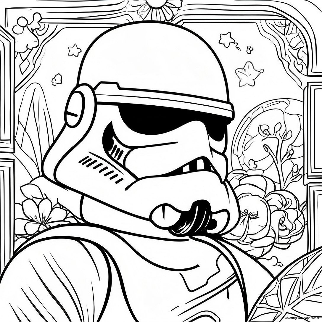 May The 4th Be With You Coloring Page 7037