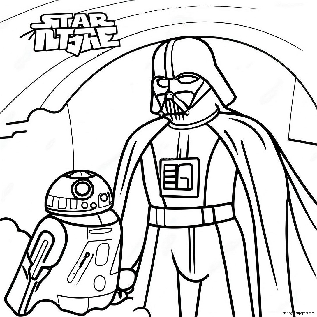 May The 4th Be With You Coloring Page 7040