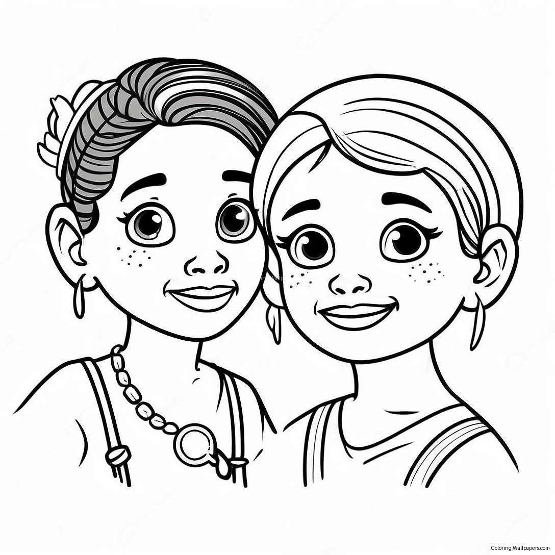 Maya And Miguel Coloring Page 32860