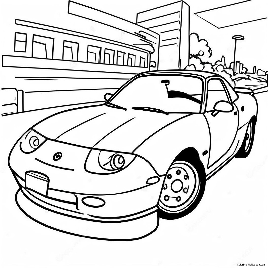 Mazda Coloring Page 46636