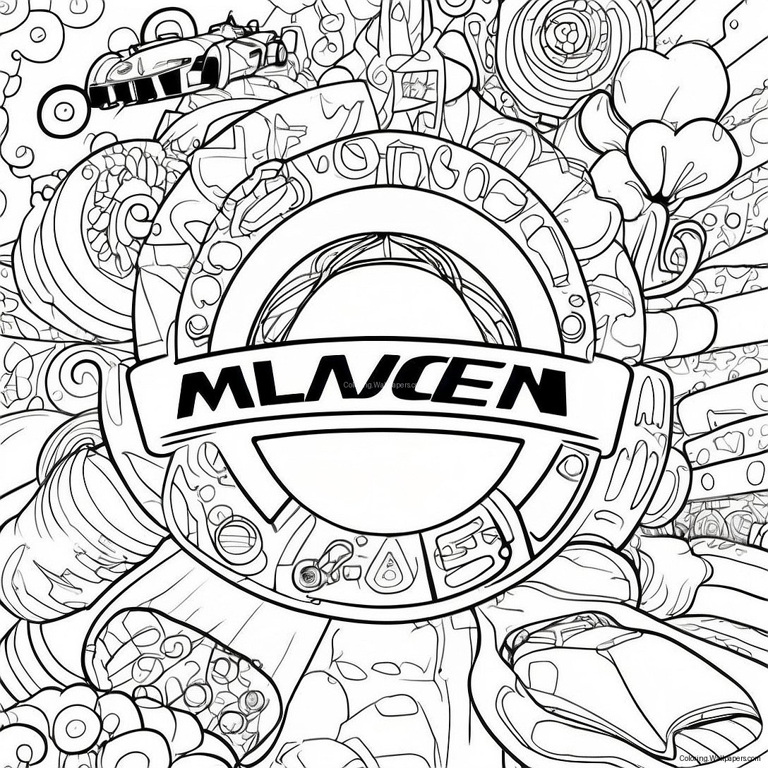 Mclaren Racing Team Logo Kleurplaat 2006