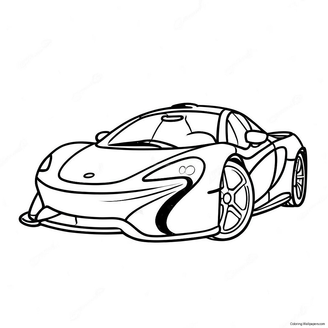 Mclaren Sports Car Coloring Page (2520-2016)