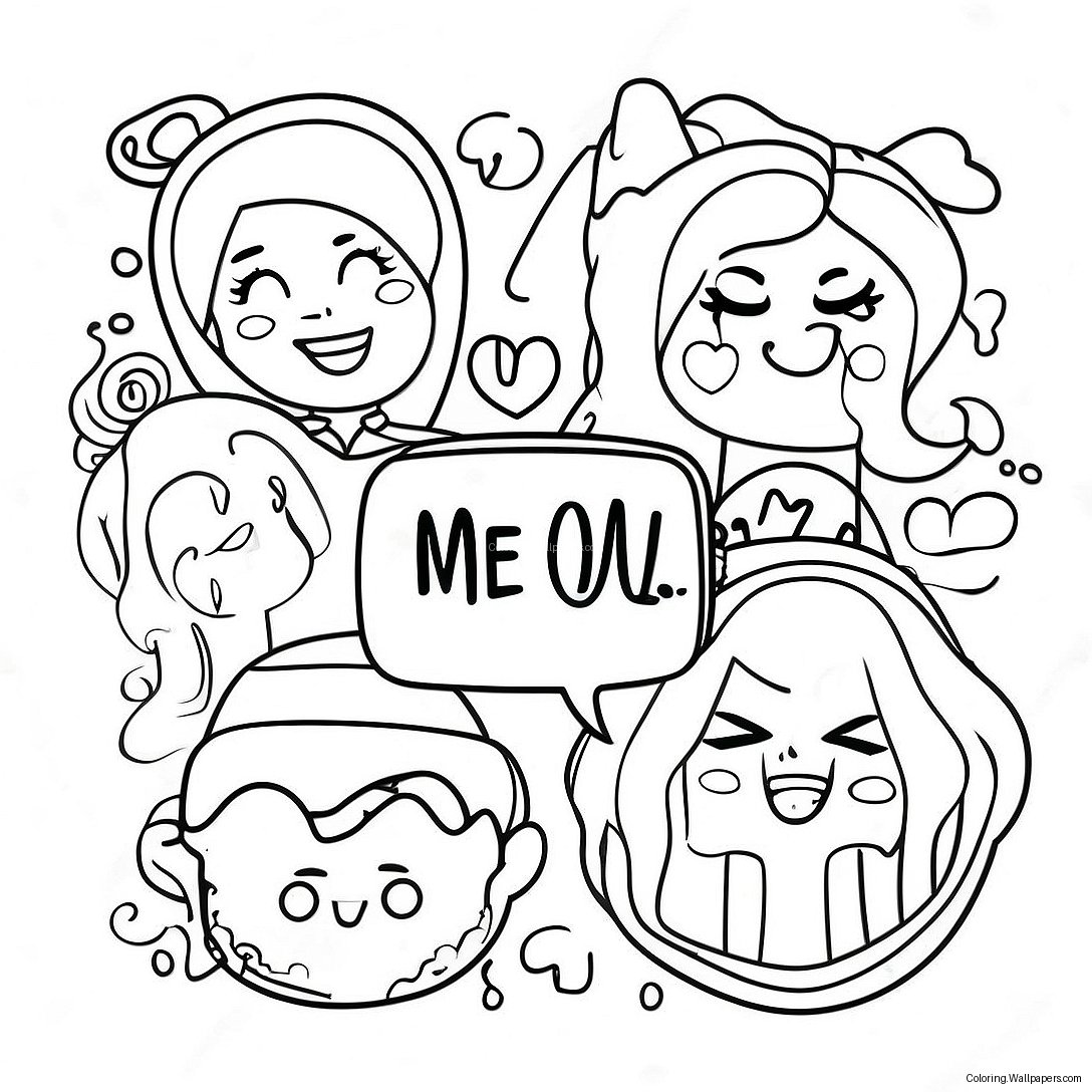 Mean Girls Iconic Quotes Coloring Page 29177