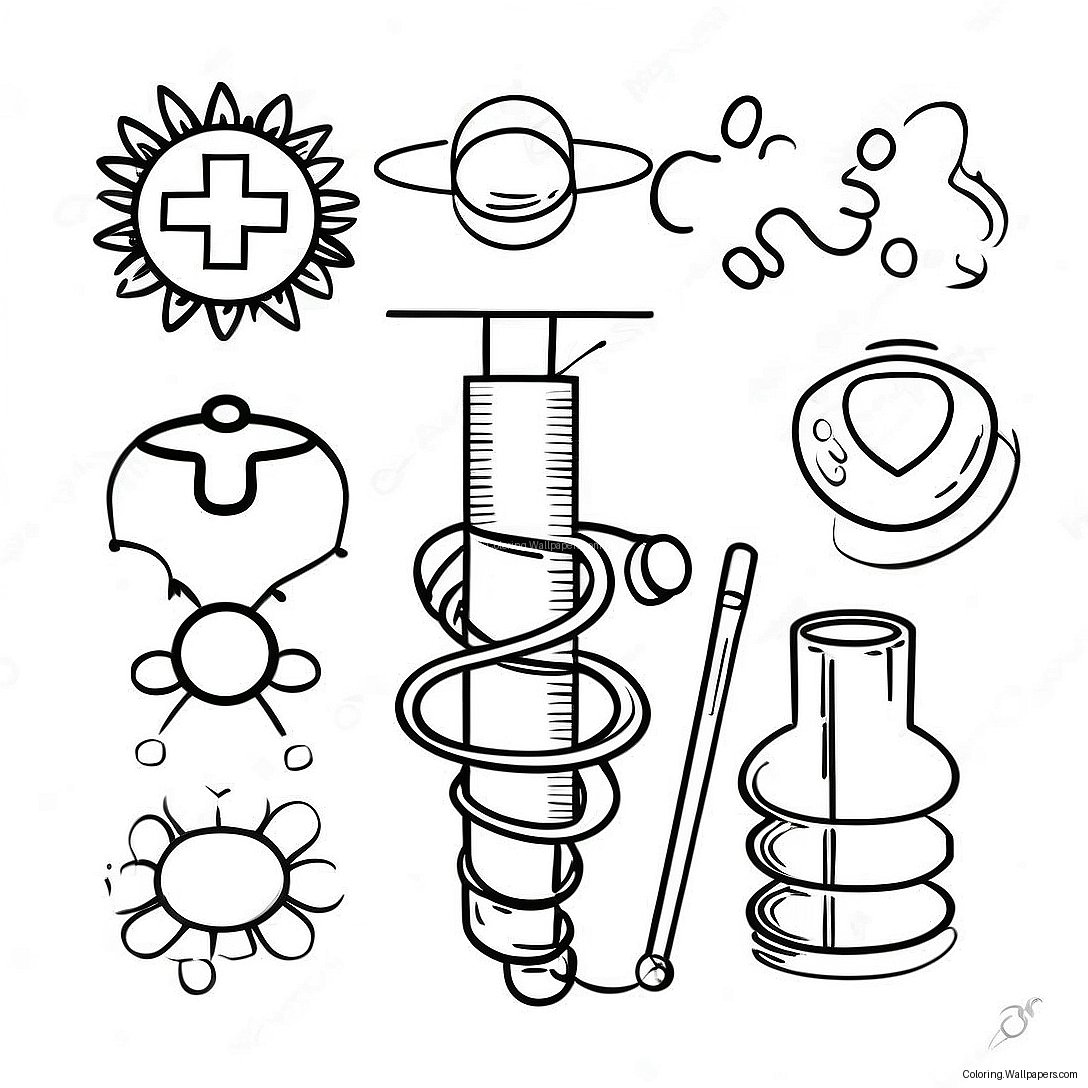 Medical Symbols Coloring Page 22526