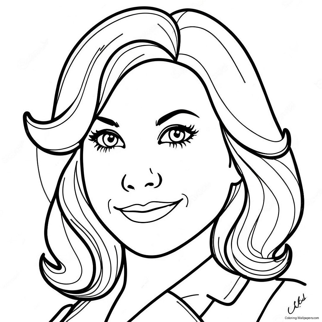 Megan Coloring Page 9677