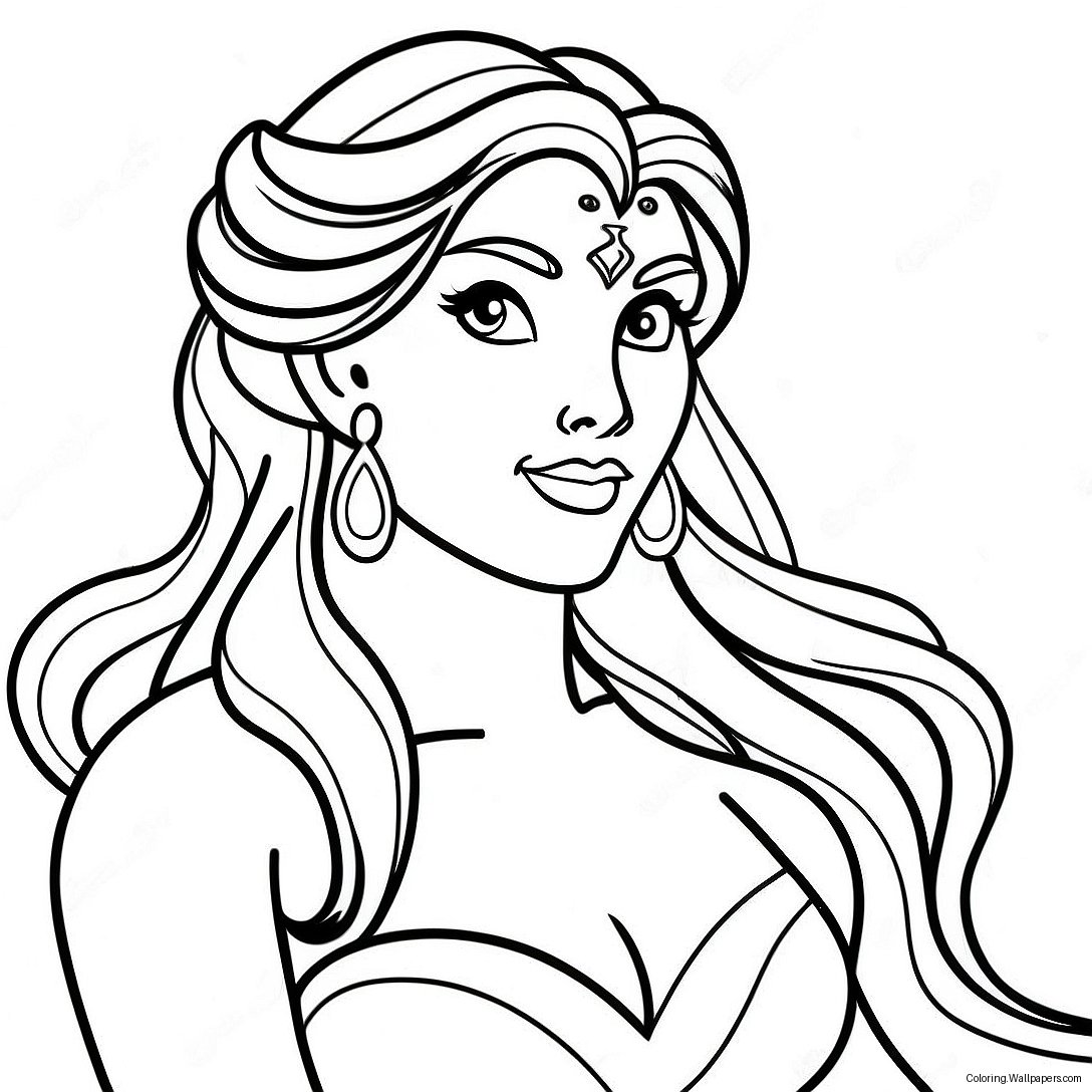 Megara Coloring Page 39921