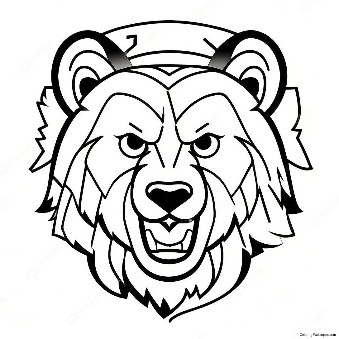 Memphis Grizzlies Logotyp Färgläggningssida 26329