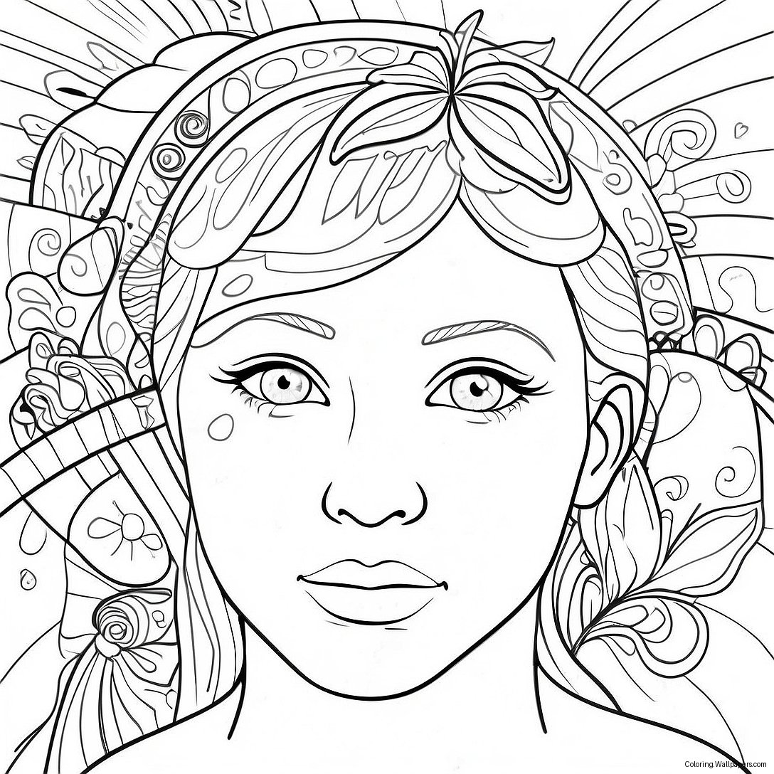 Mental Illness Depression Awareness Coloring Page 19382