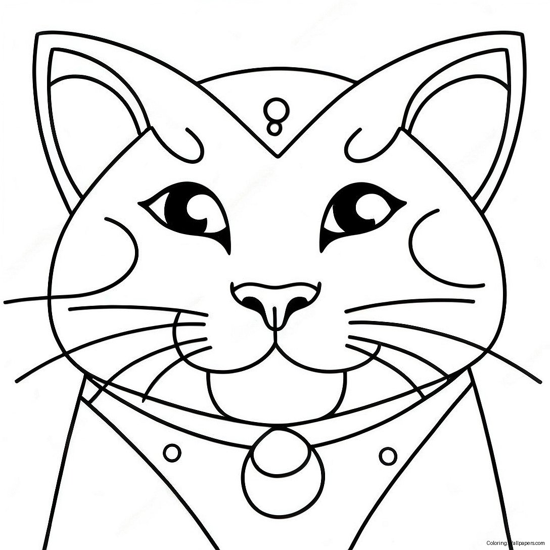 Meowscles Coloring Page 20321