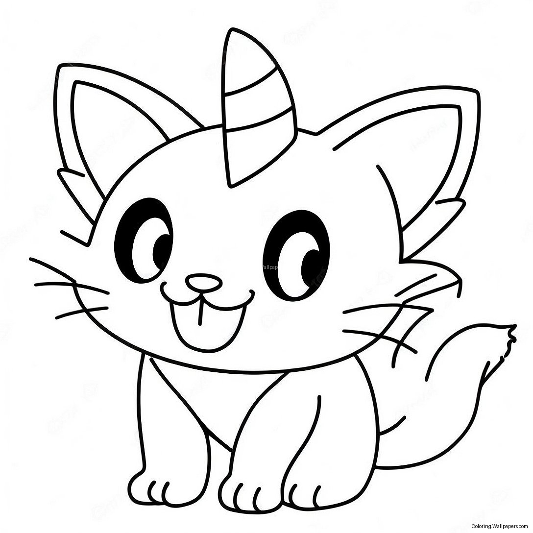 Meowth Coloring Page 48542