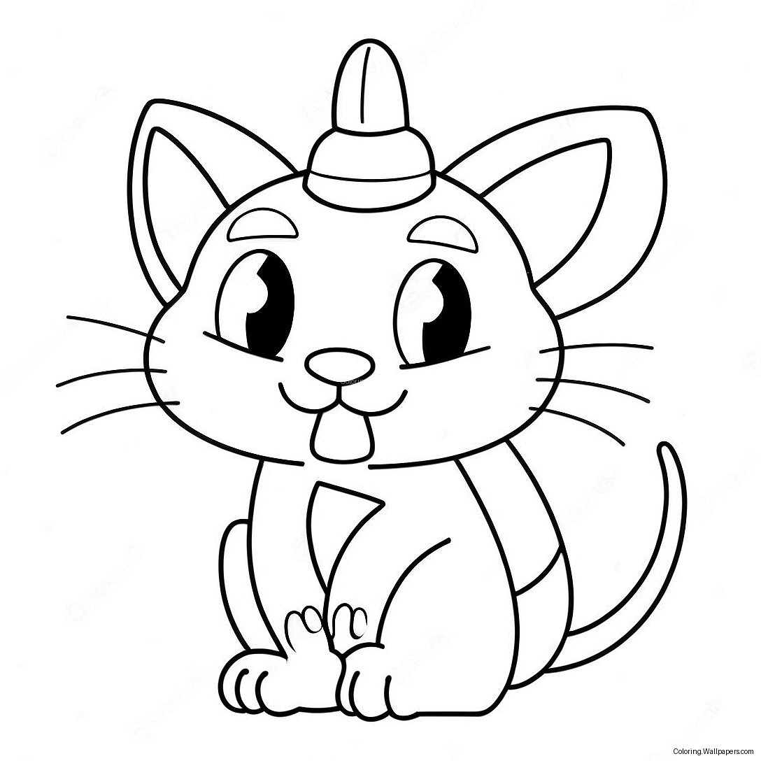 Meowth Coloring Page 48543