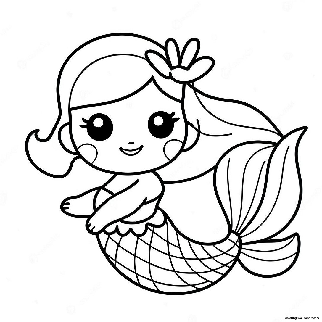 Mermaid Lol Pets Coloring Page 32345