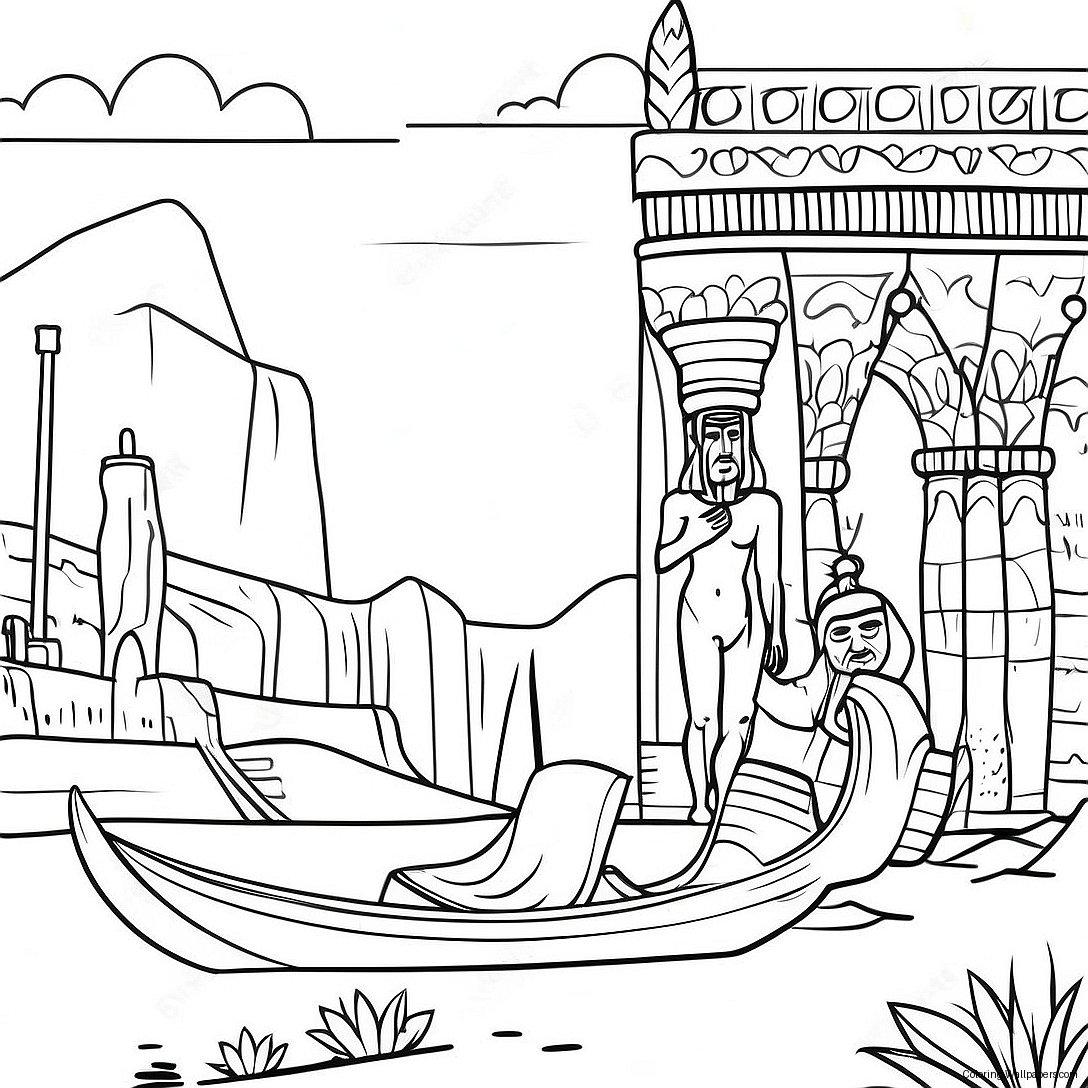 Mesopotamia Ancient Civilization Coloring Page 30734