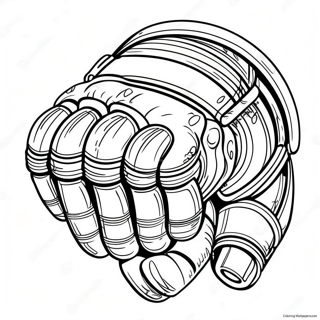 Metal Knuckles Coloring Page 54932