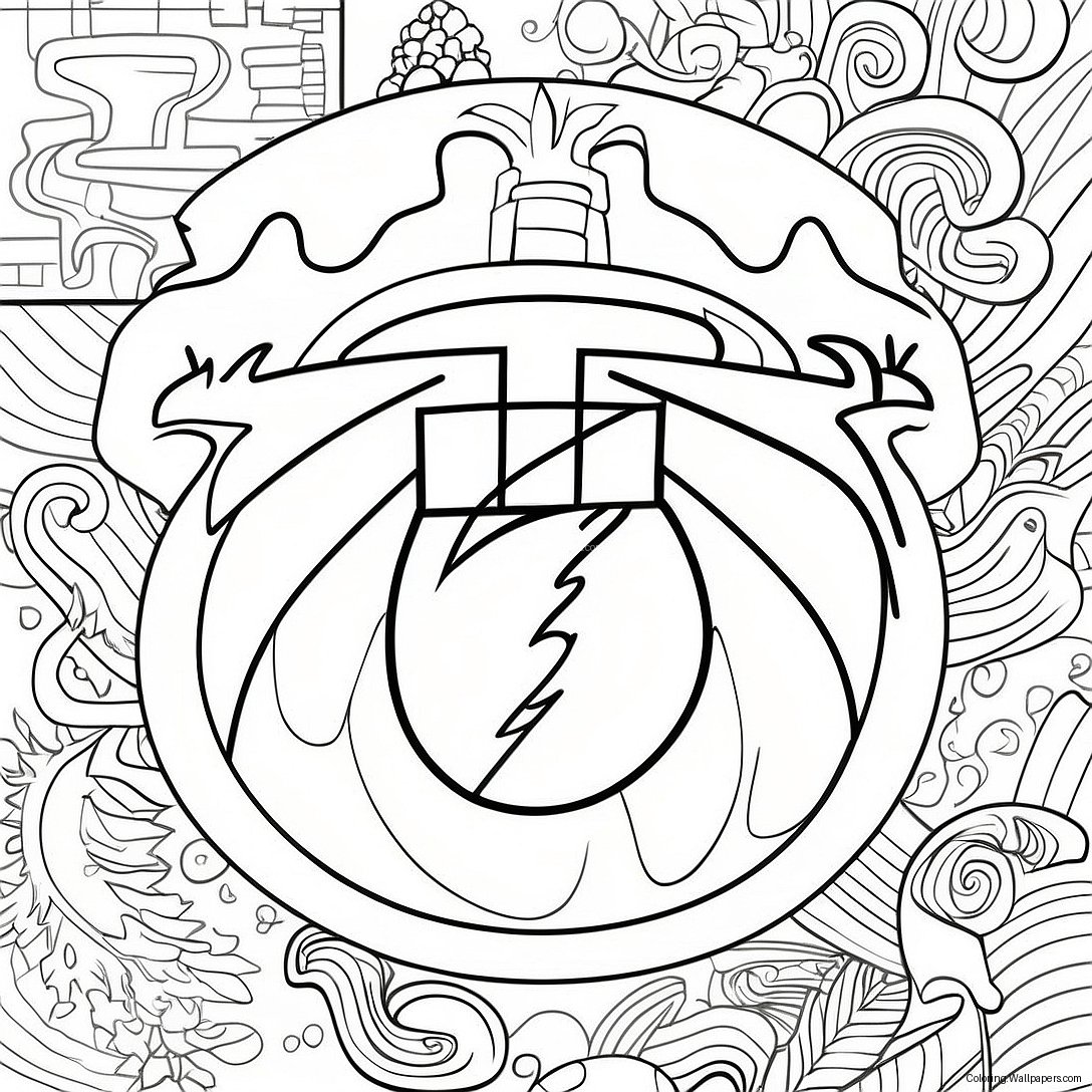 Miami Heat Logo Coloring Page 21648