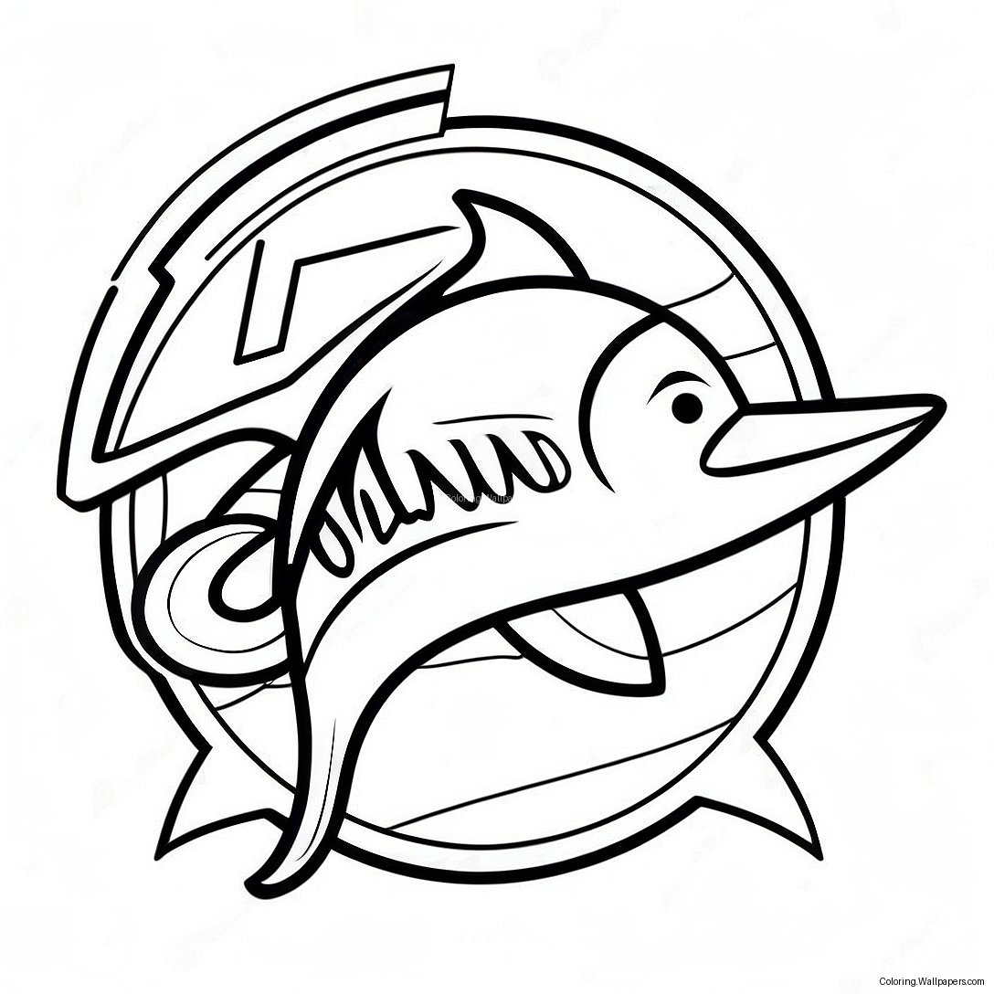 Miami Marlins Logo Malebog 42757