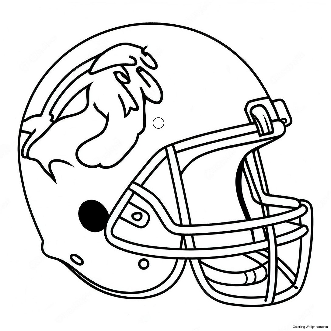 Michigan Football Team Logo Coloring Page 10703