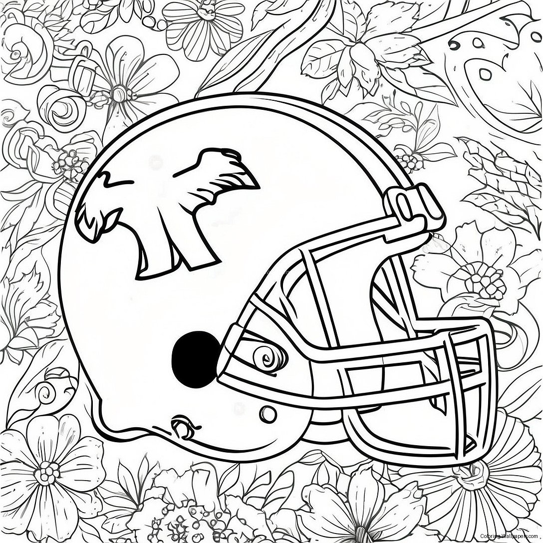 Michigan Football Team Logo Coloring Page 10704