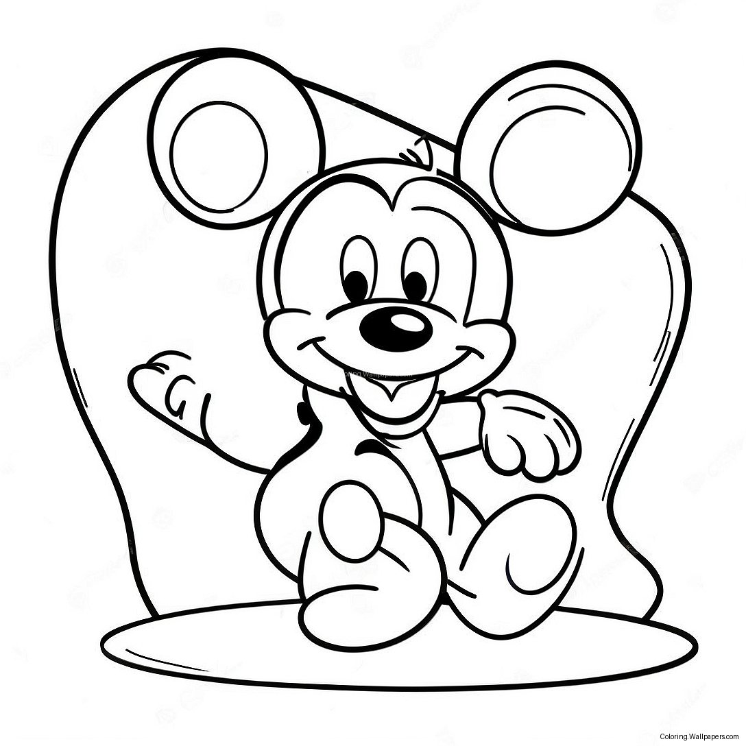 Mickey Mouse Klubbhus Toodles Målarbild 58023