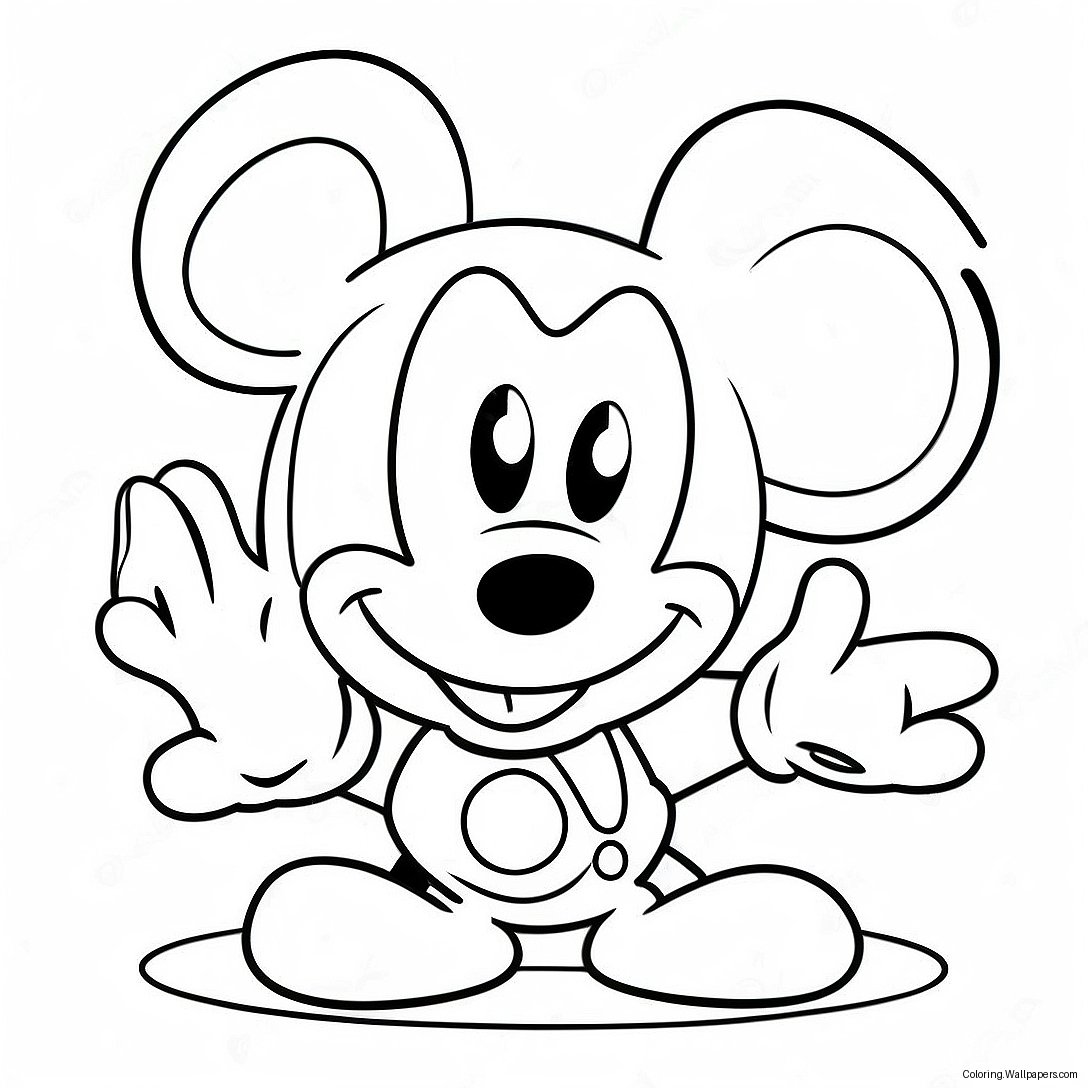 Mickey Mouse Klubbhus Toodles Målarbild 58024