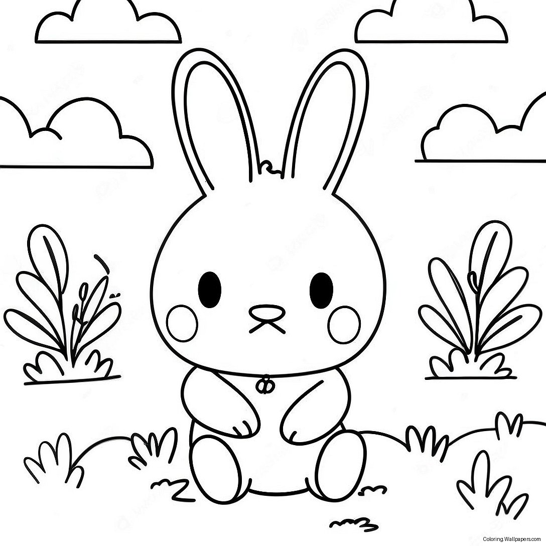 Miffy Coloring Page 9307