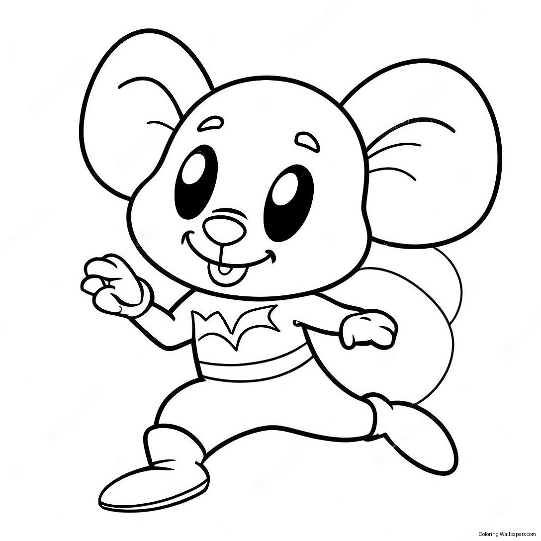 Mighty Mouse Coloring Page 58199