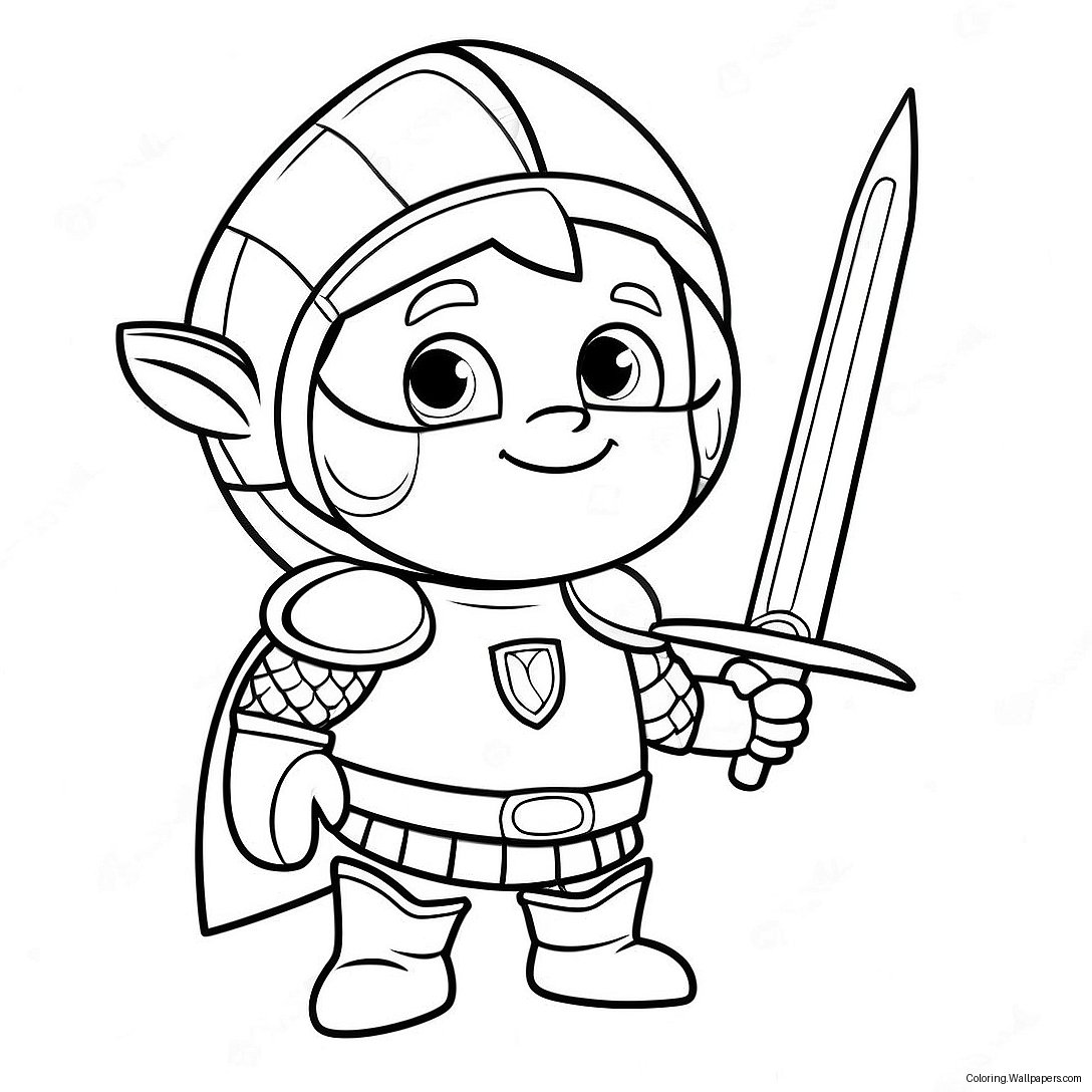 Mike The Knight Coloring Page 55701