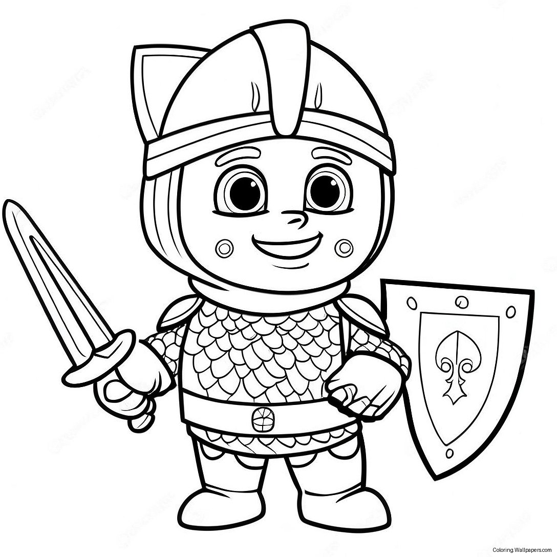 Mike The Knight Coloring Page 55703