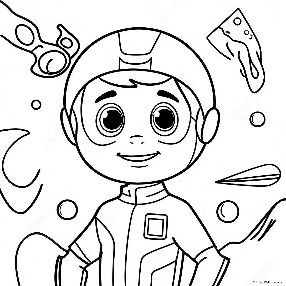 Página Para Colorir Do Miles De Tomorrowland 56097