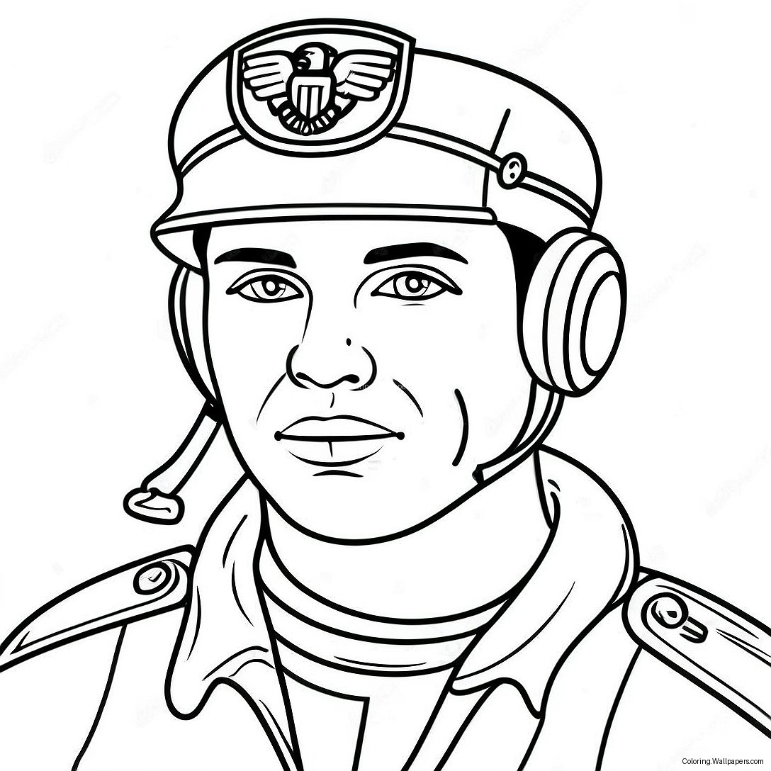 Military Coloring Page 13764