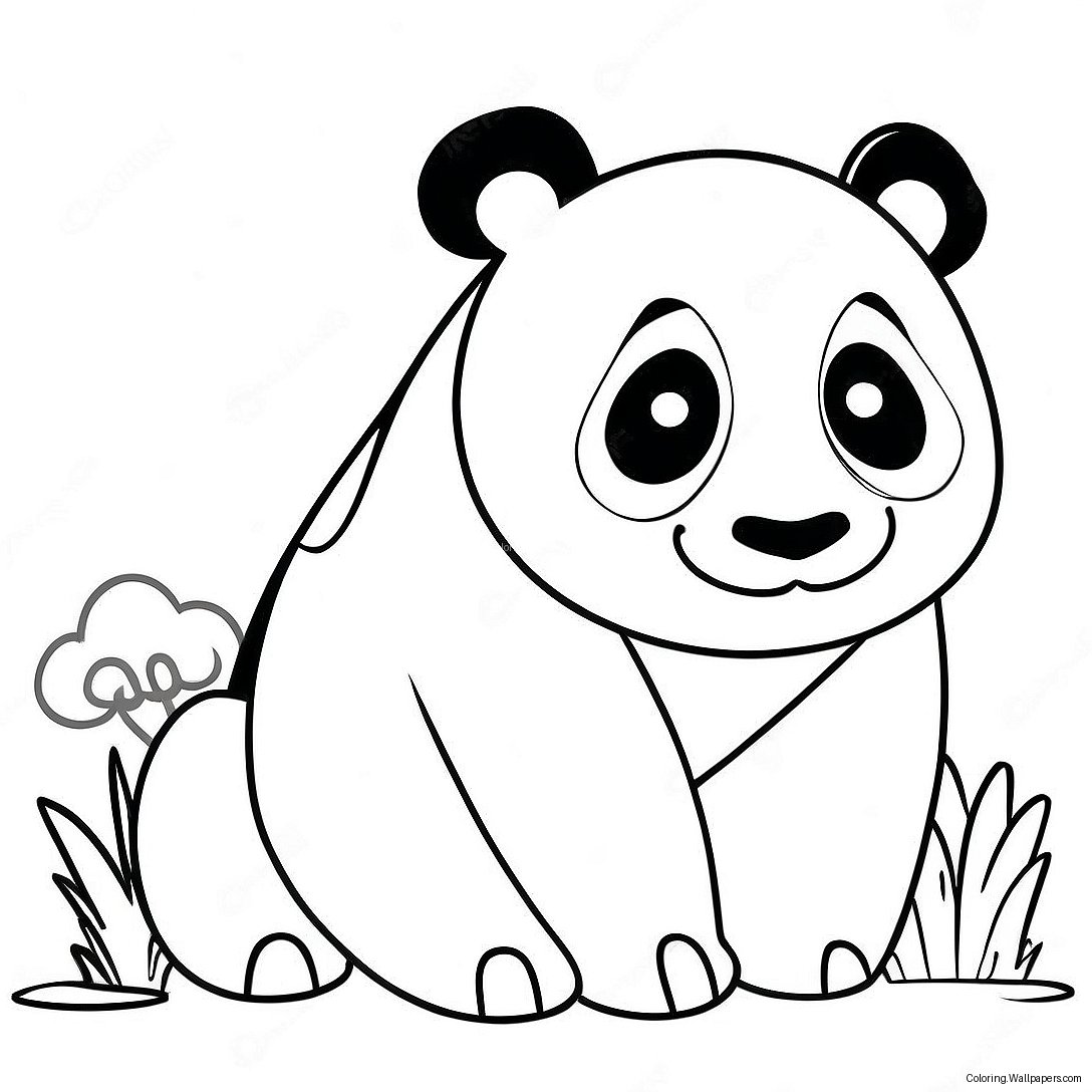 Página Para Colorir Da Mimi Panda 13507