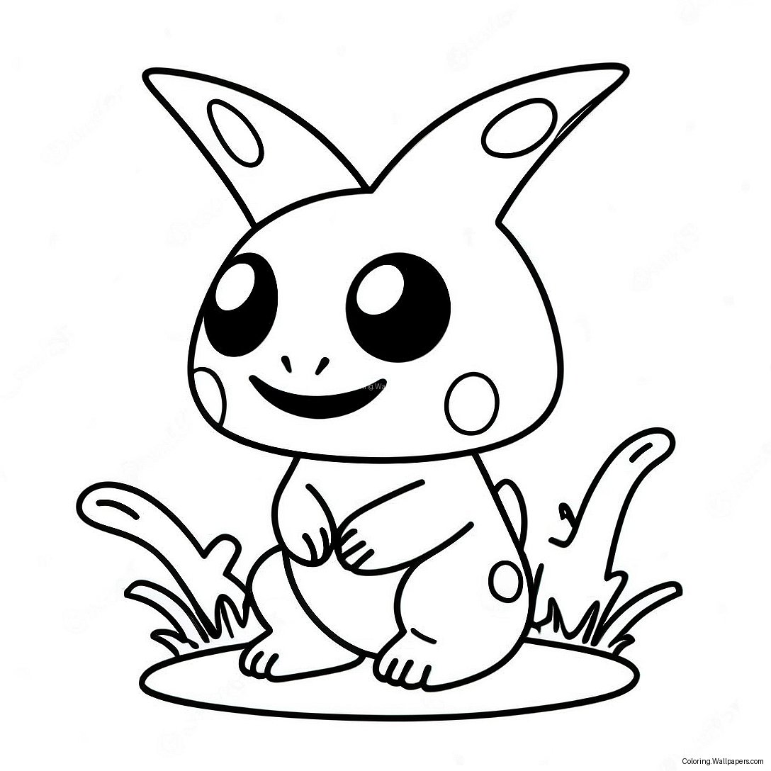 Mimikyu Coloring Page 52294