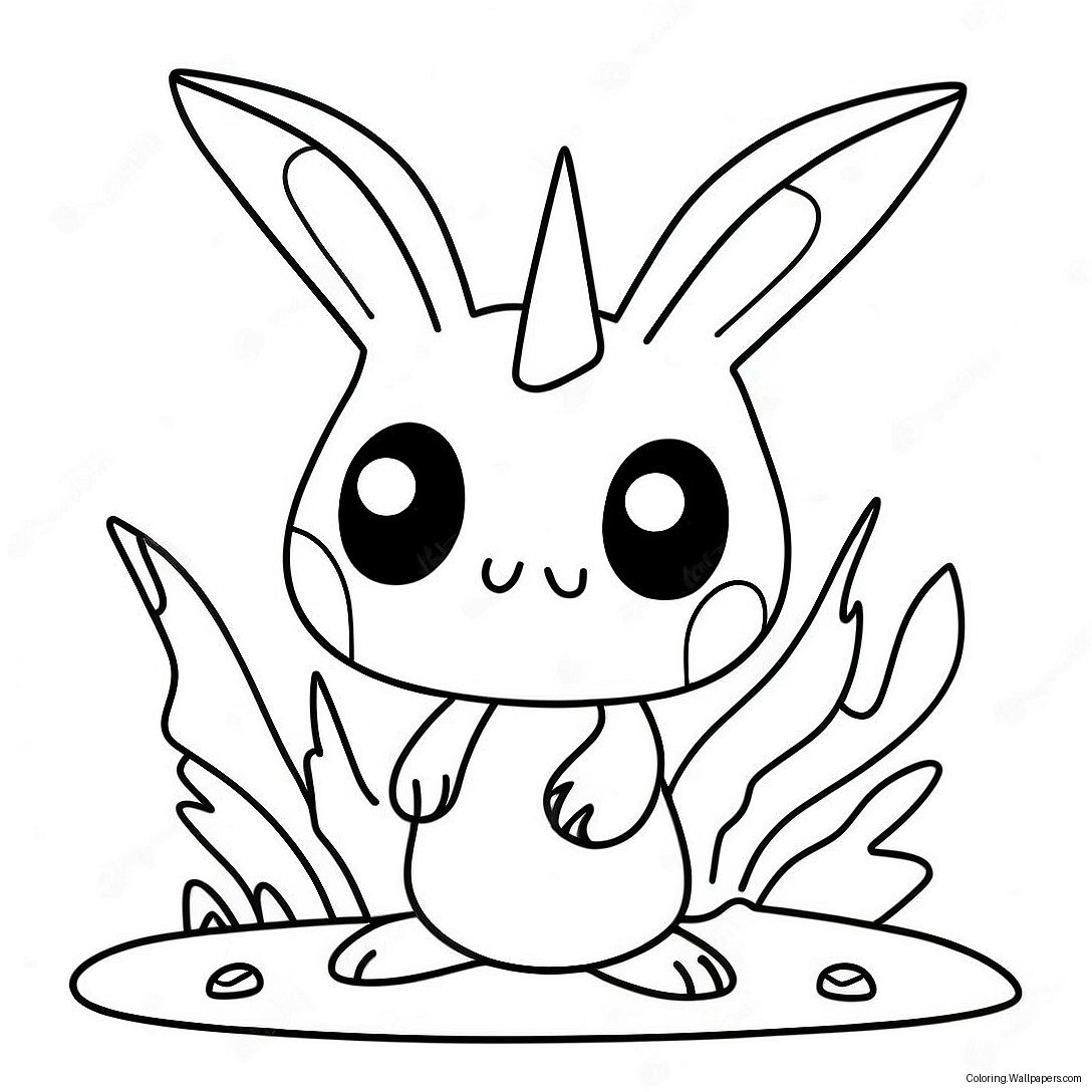 Mimikyu Färgläggningssida 52295