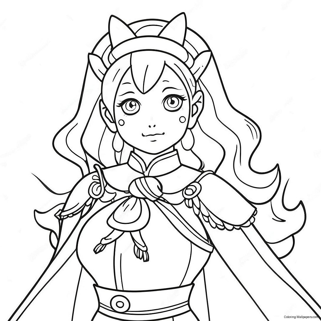 Mina Ashido In Hero Costume Coloring Page 50997