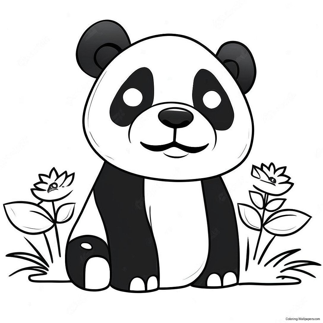 Minecraft Panda Ausmalbild 51306