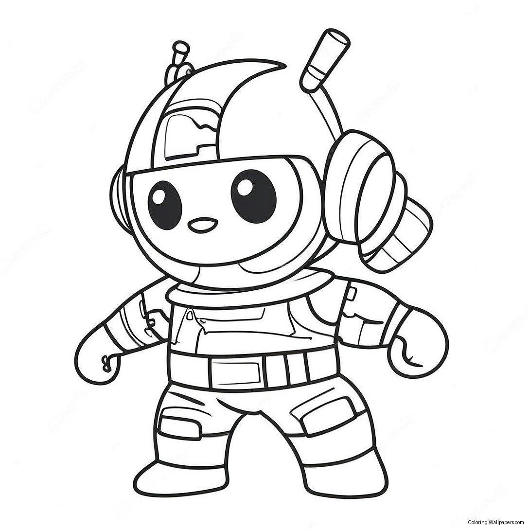 Mini Force Coloring Page 18888