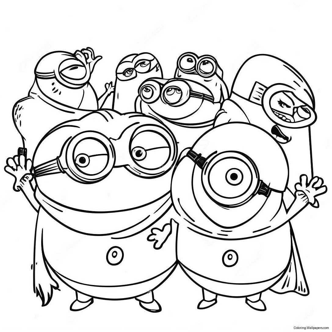 Minions Der Aufstieg Von Gru Ausmalbild 13273