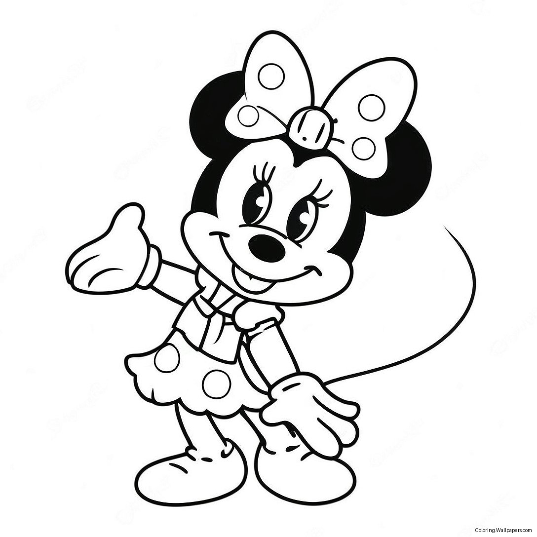 Minnie Maus Ausmalbild 96