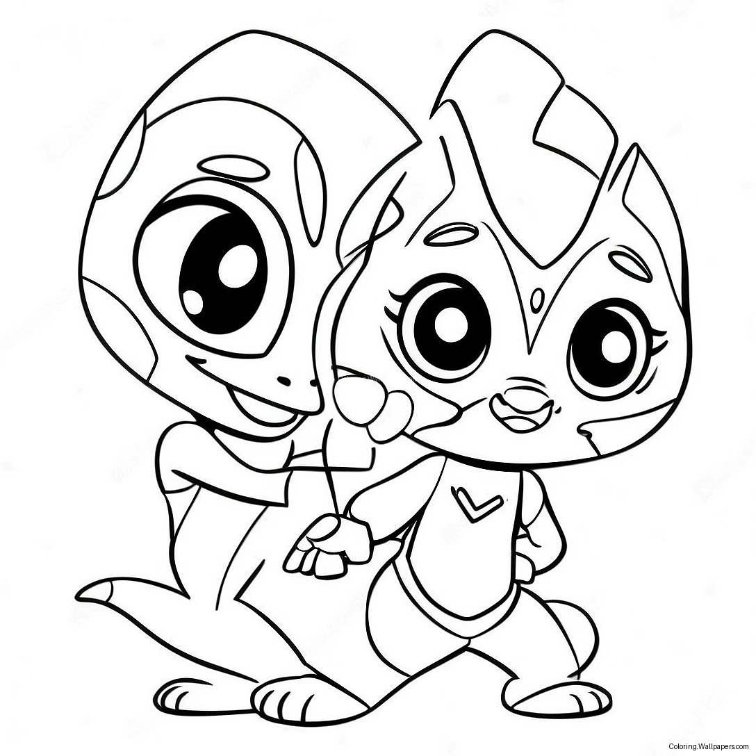 Miraculous Kwamis Coloring Page 52859