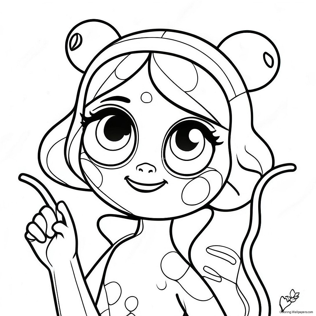 Página Para Colorear De Ladybug Milagrosa 2551