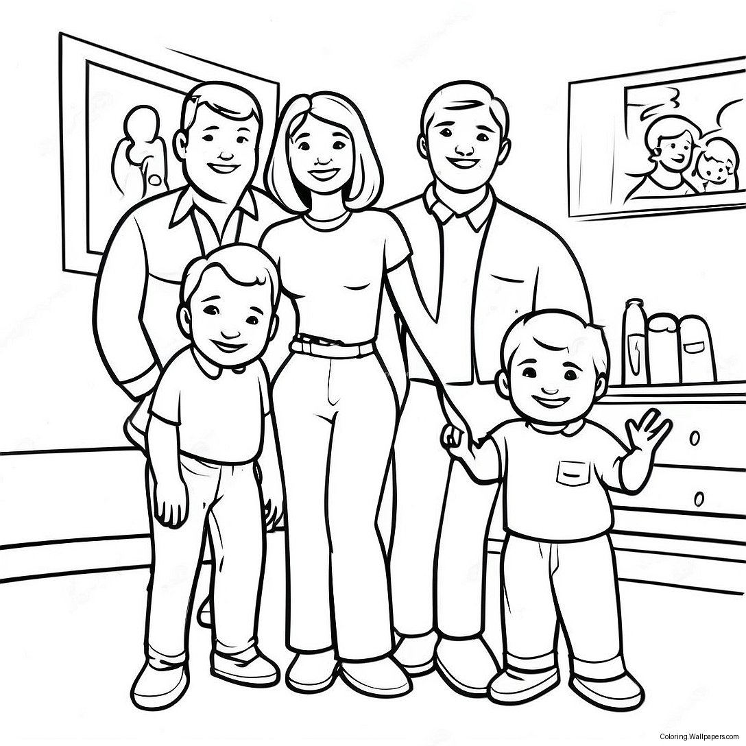 Mitchells Family In Action Coloring Page 28821