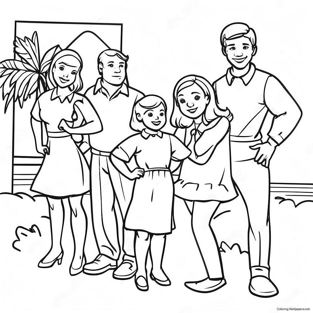 Mitchells Family In Action Coloring Page 28824