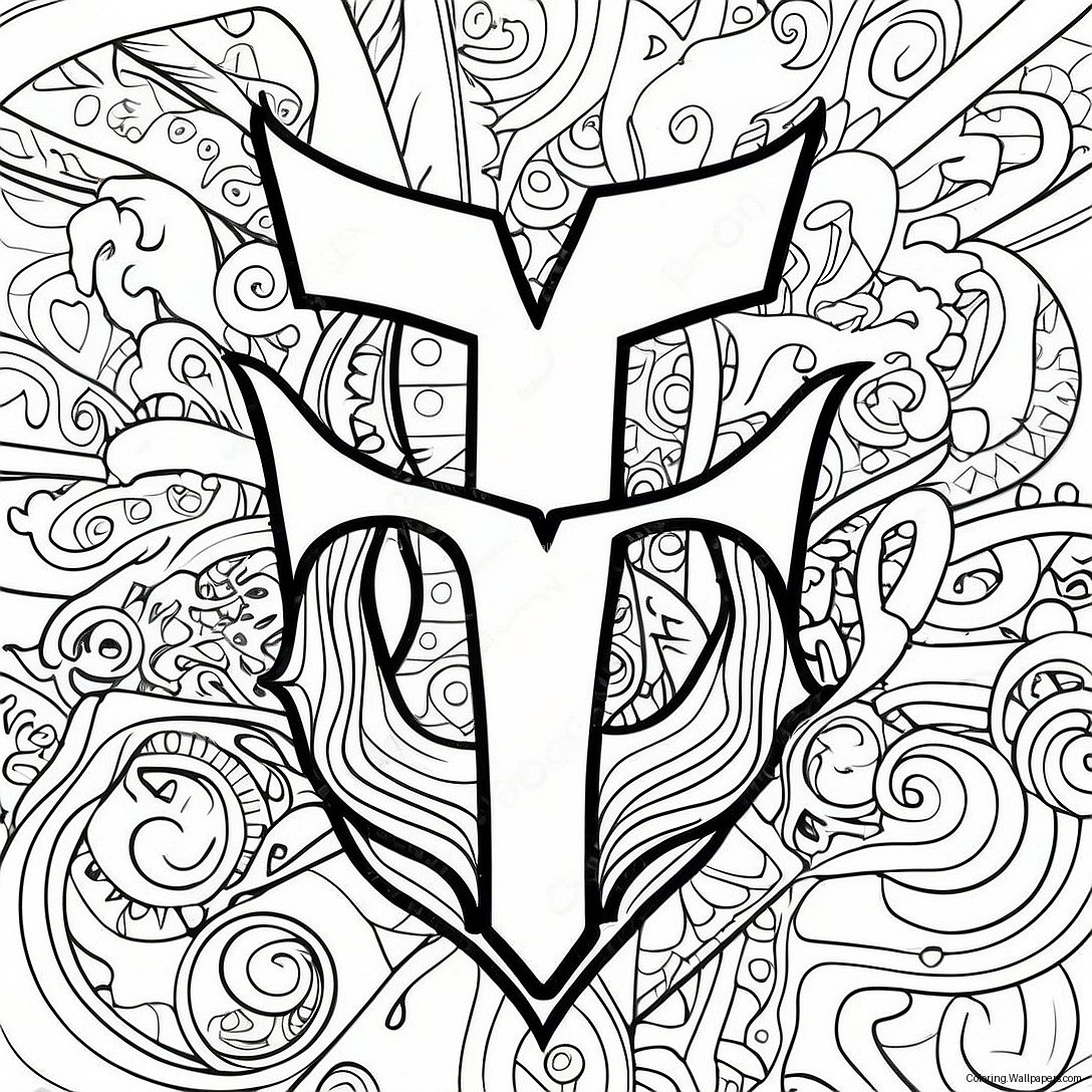 Monster Energy Logo Coloring Page 54236