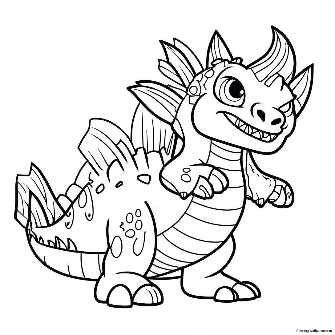 Monster Hunter Coloring Page 19997