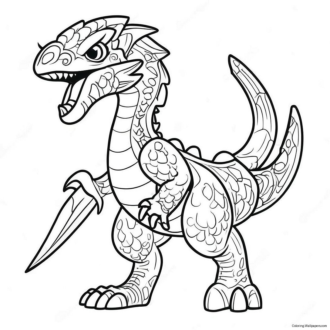 Monster Hunter Coloring Page 20000