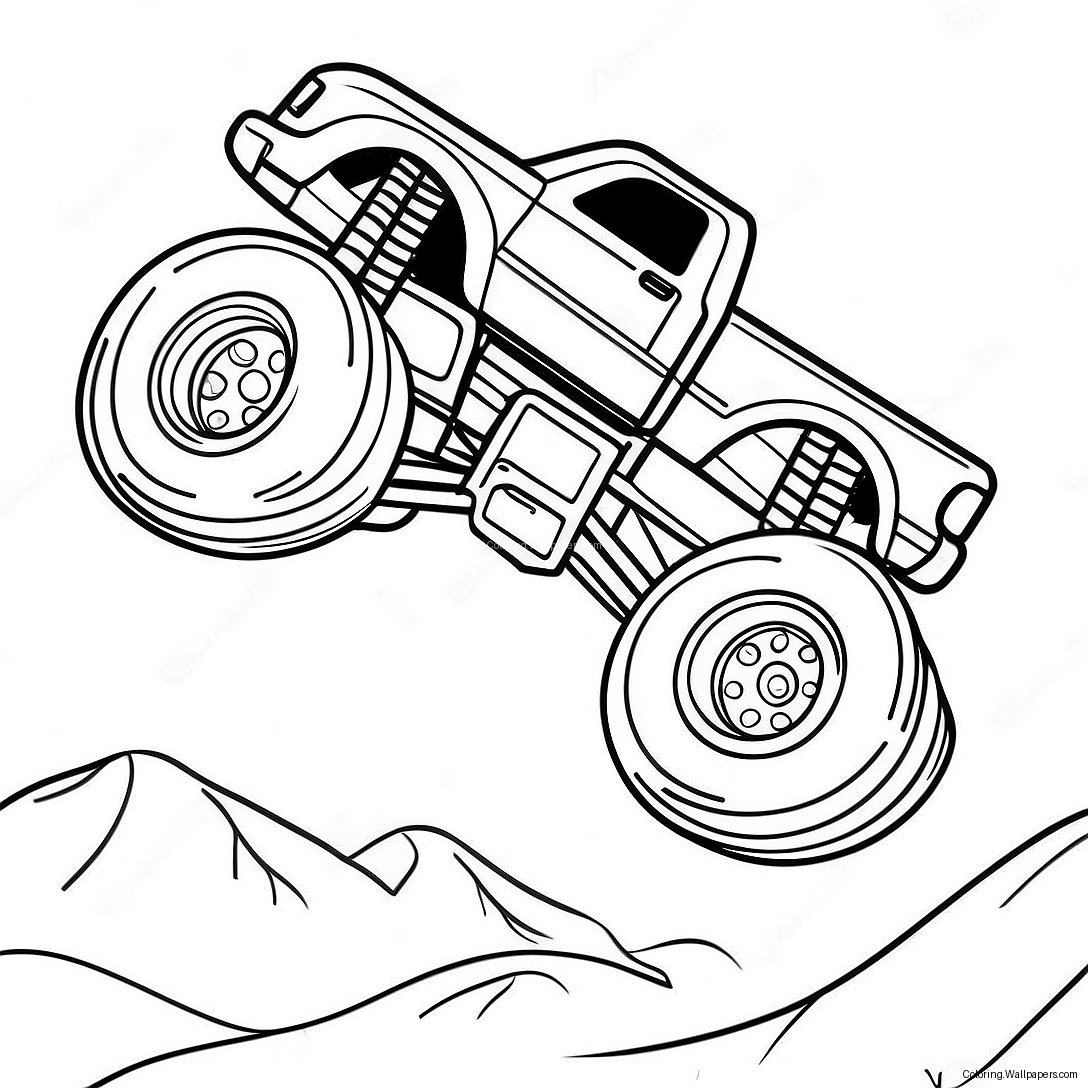 Monster Jam Truck Coloring Page 11206