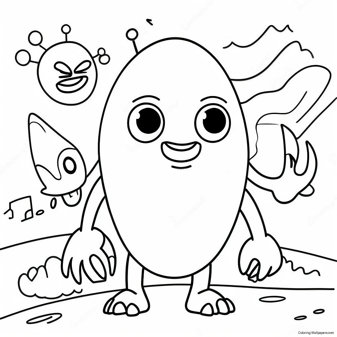 Monsters Vs Aliens Coloring Page 33347